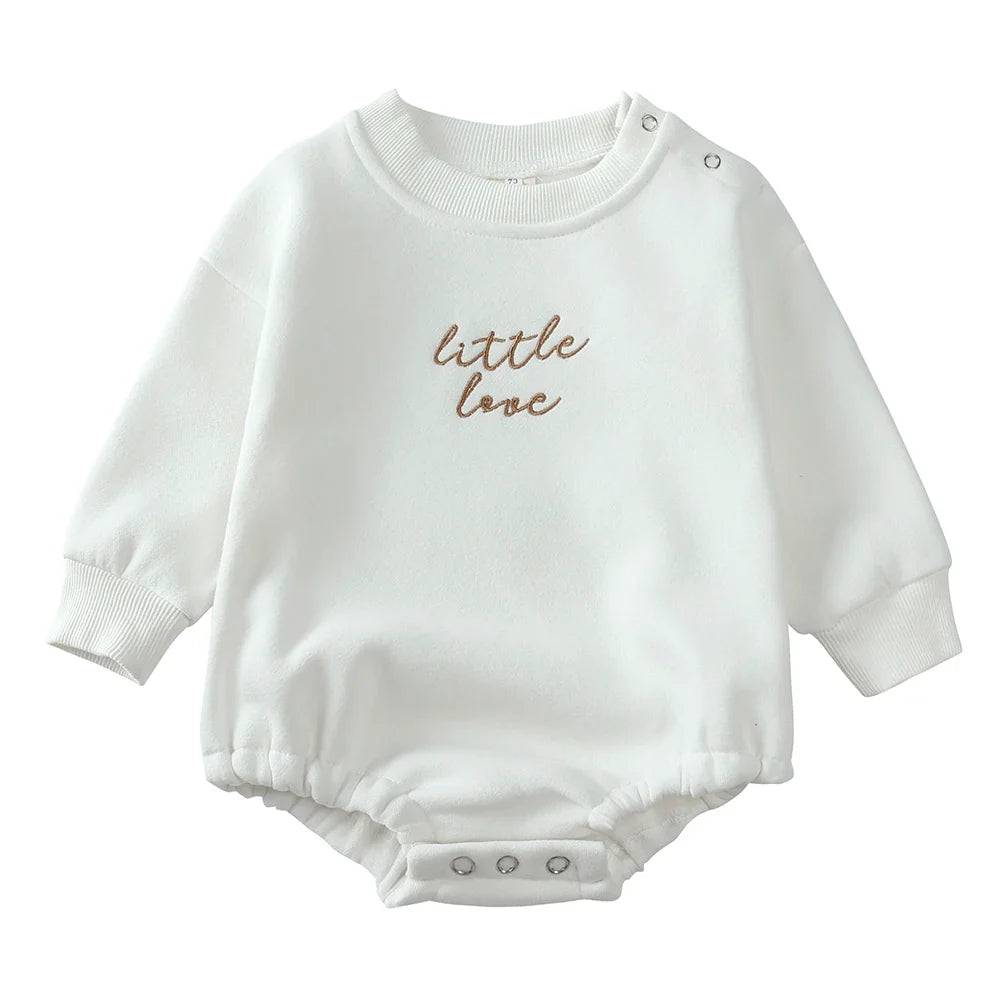 Mini Fashion™ - Varm & Bekväm - Sparkdräktströja Vit / 66 (3-6 månader) | Pedagogiska Träleksaker (size)