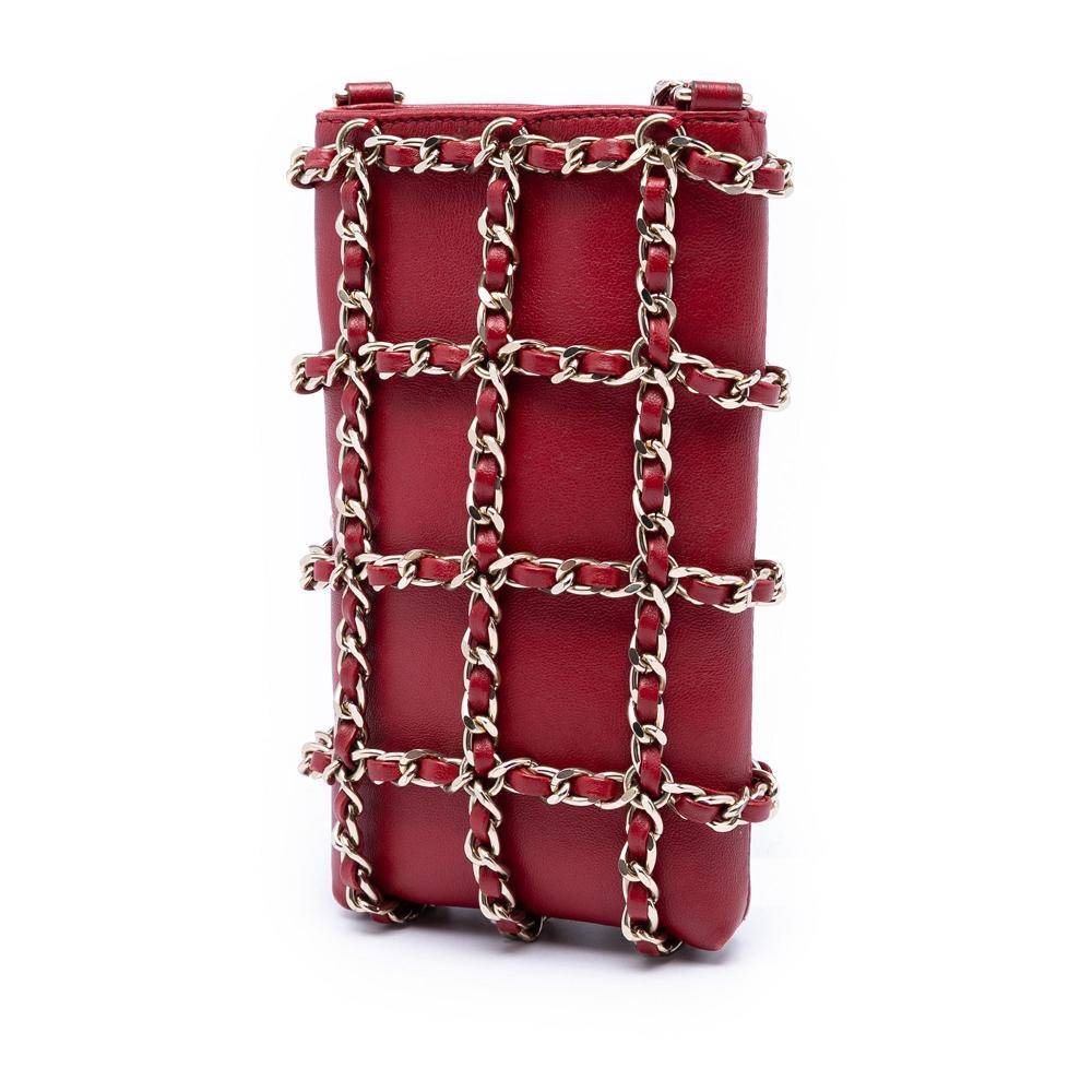 Chanel Vintage Crossbody Bag Stl.  - Red (L 17cm x W 10cm x D 2cm)