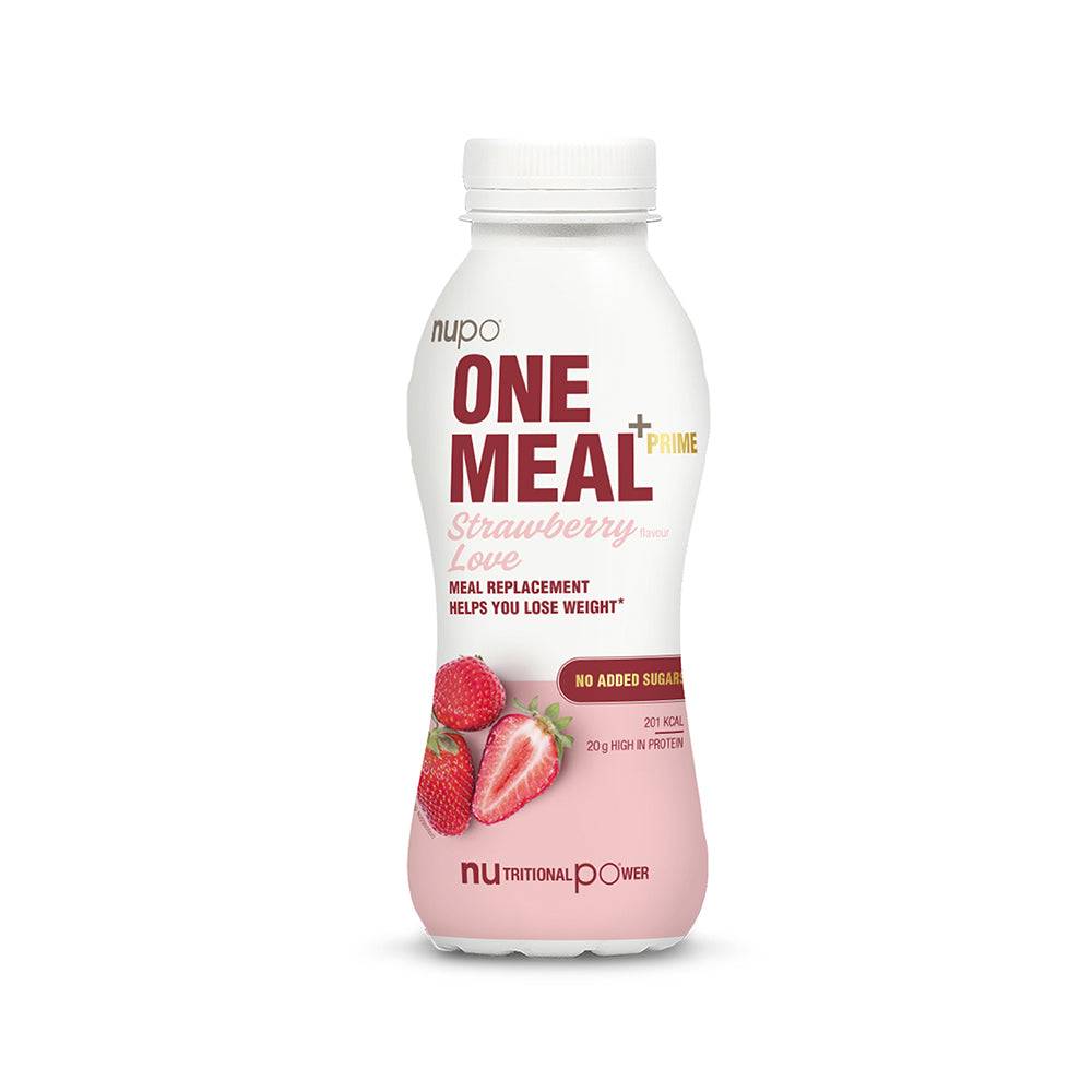 Nupo One Meal+ Prime RTD (330ml) - Strawberry - Måltidserstatning