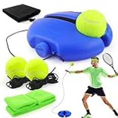 ELNLE Tennistränare tennistränare med 2 twistboll reservboll med snöre tennisträning tennistränare gummiband för utomhusbruk, i trädgården självstudier övning tennisboll träningsverktyg