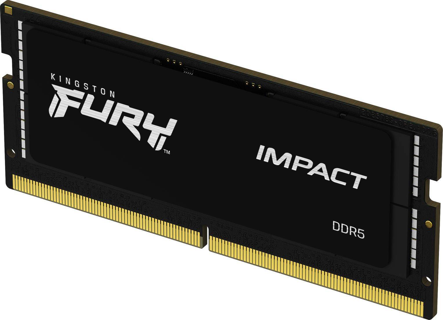Kingston Fury Impact RAM Modul - 32GB, DDR5, 4800MHz, CL38, SODIMM