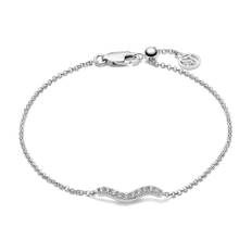 Sif Jakobs Jewellery, Tilbehør, Dame, Grå, ONE SIZE, Ellera Waves Armbånd
