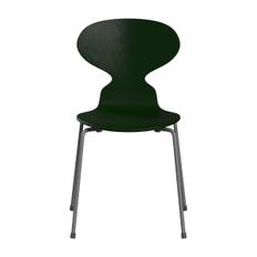 Fritz Hansen | 3101 Myran 4 ben Färgad Askfanér Stativ Silver Grey