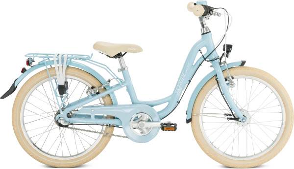 Refurbished - Puky Skyride 20-3 Classic alu. børnecykel retro blå