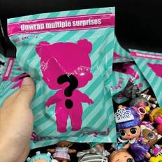 Juldekoration LOL SURPRISE Triple Surprise Doll Present Pack Original DIY Doll Surprise Present Klänning Kjol Skor Accessoarer Öppna förpackningen och - Beige (En-Storlek)