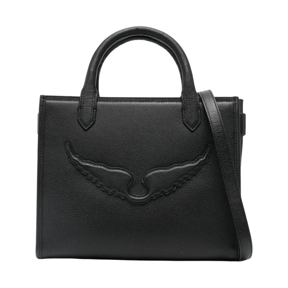 Zadig & Voltaire Angel XS Tote - Tasker - Herre - Sort - ONE SIZE - Bomuld