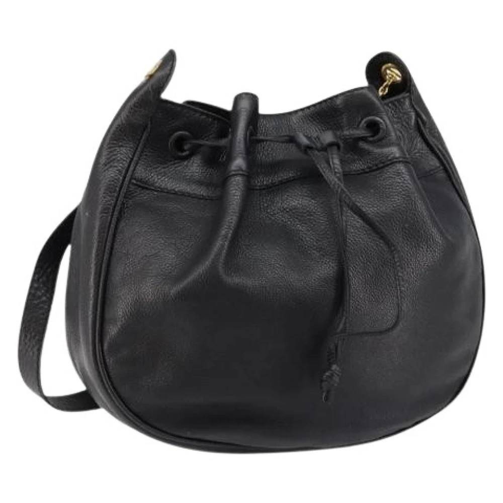 Bottega Veneta Vintage Pre-owned Vintage Skuldertaske - Vintage - Dame - Sort - ONE SIZE - Uld