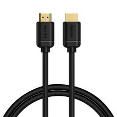 HDMI 2.0-kabel 4K 60 Hz 3D HDR 18 Gbps 1 m svart