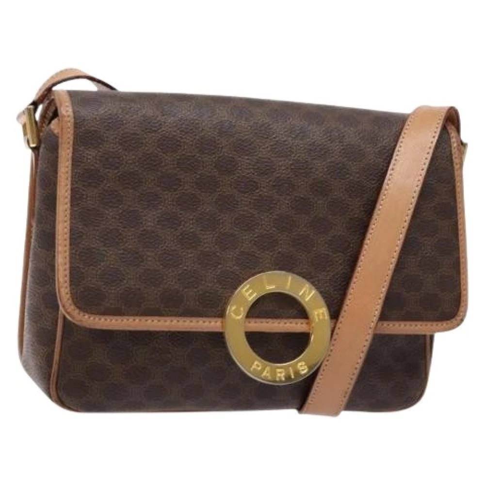 Celine Vintage - Pre-owned Vintage Canvas Cross Body Bag Vintage - Dam - ONE Size -