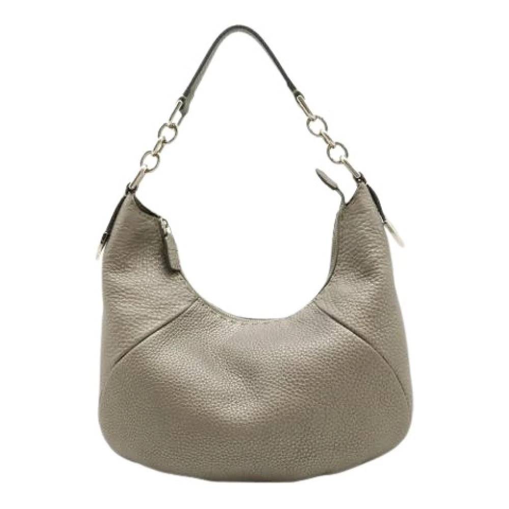 Fendi Vintage Pre-owned Selleria Skuldertaske - Vintage - Dame - Grå - ONE SIZE - Uld