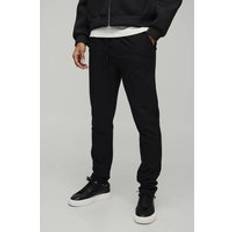 Byxor Med Elastisk Midja, Teknisk Stretch Och Smal Passform, Black