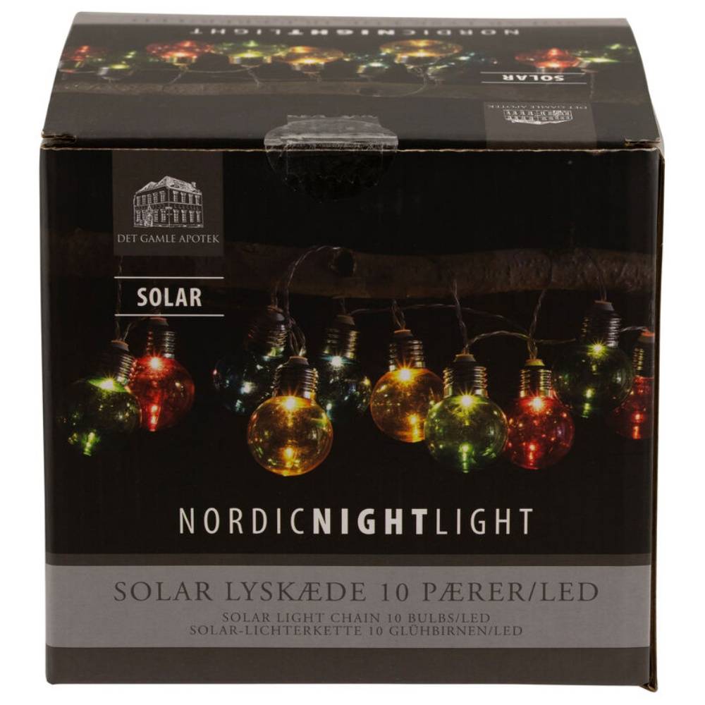 Solar lyskæde, 1,35 cm, 10 LED (På lager i butik)