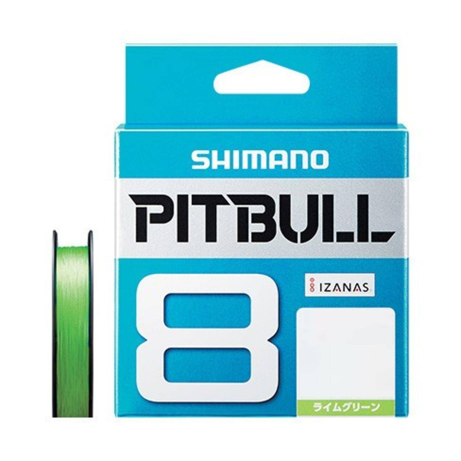 Shimano Pitbull PE Lime Line, 8-flätad, 150m, 2.0, Grön, 42.8lb, PL-M58R grön