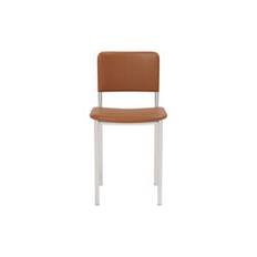 Plan Chair Fully Upholstered, brushed steel/Max 95