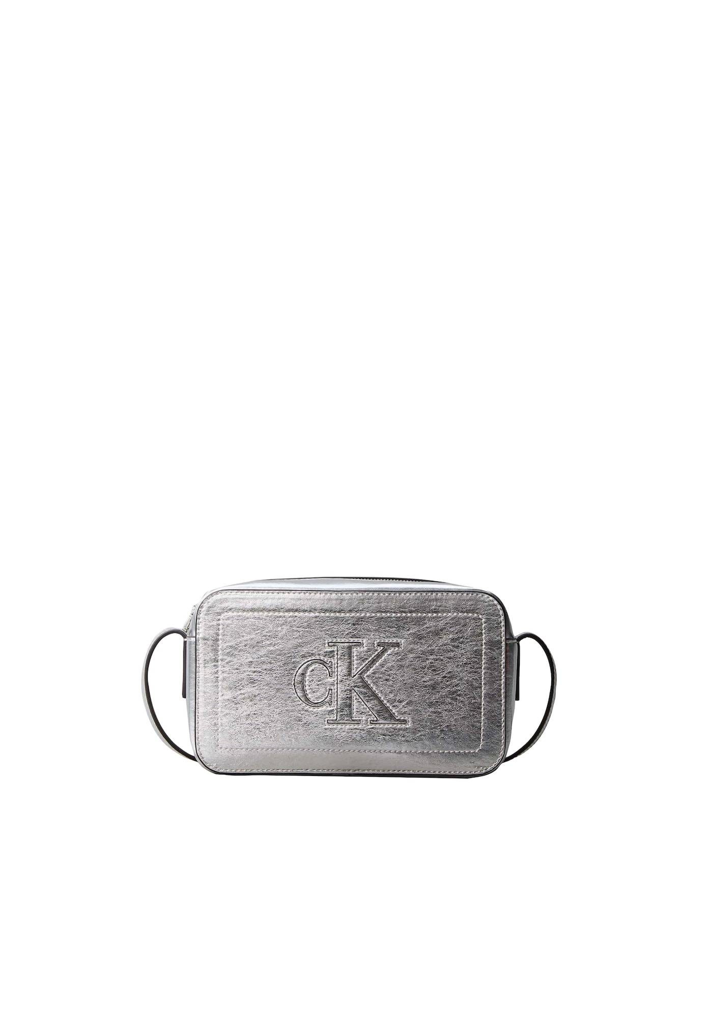 Calvin Klein Skuldertaske 'BOLD'  sølv