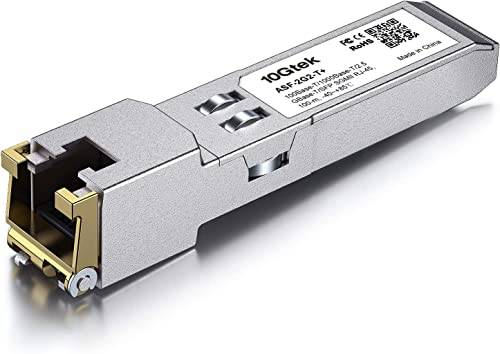 100Base-T/1000Base-T/2.5GBase-T/SFP SGMII RJ-45 Auto-Negotiation SFP Transceiver, Industrial Grade, Compatible with Ubiquiti UniFi, Fortinet, Netgear, TP-Link and Other Open Switches