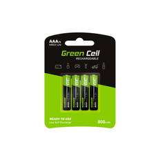 Green Cell Rechargeable batteri - 4 x AAA - NiMH
