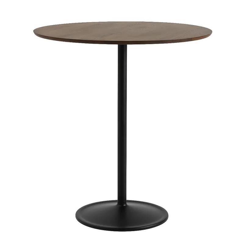 Muuto, Soft barbord 95 cm - Dark Oiled Oak Black