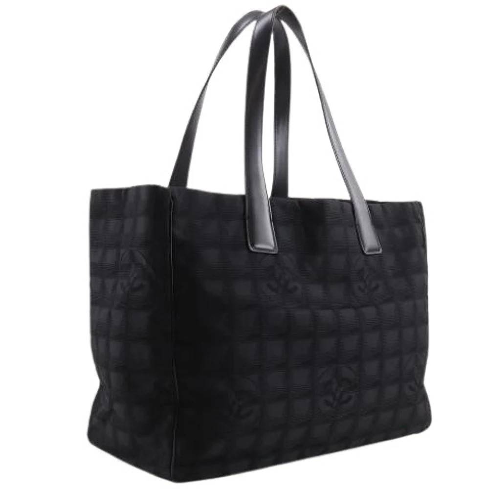 Chanel Vintage Pre-owned nylon chanel-tasker - Vintage - Dame - Sort - ONE SIZE - Nylon