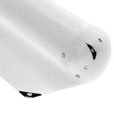 Klar presenning med öljetter 4x8 m PVC