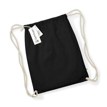Earthaware Organic Gymsac - One Size / Black (One Size)