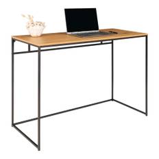 House Nordic - Vita skrivebord egetræslook, 100x45x75 cm