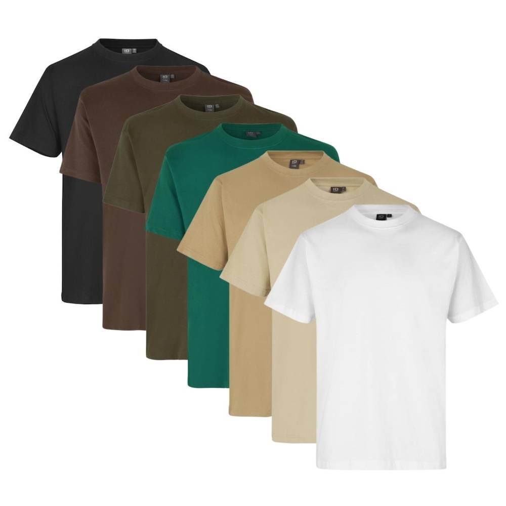 ID T-time 0510 T-shirts 100% Bomuld-Sort-M