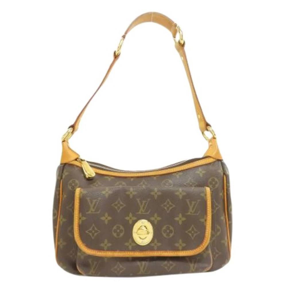 Louis Vuitton Vintage Pre-owned Vintage Monogram Canvas Skuldertaske - Vintage - Dame - Brun - ONE SIZE - Uld