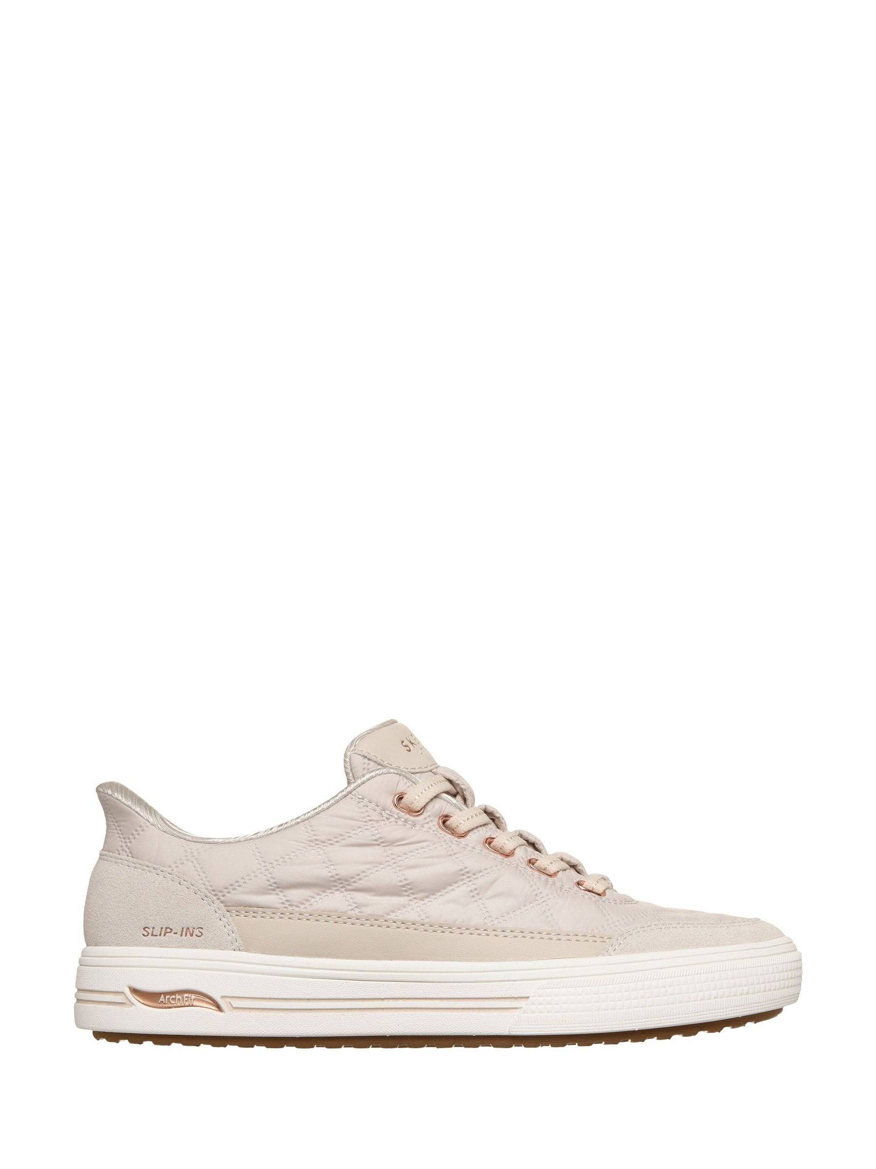 Skechers Skechers White Slip-ins Arch Fit Arcade Cuddle Steps Trainers