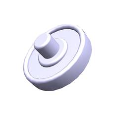 Electrolux hjul, glaspanel, komplett, vit, Ø15mm 2630033013