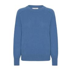 Wuth, Strik, Dame, Blå, S, Denim, Premium Cashmere Caroline Pullover Denim Blue