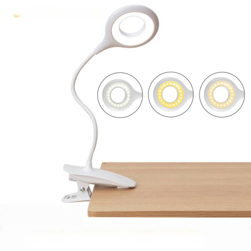 LED-klämma Läslampa Dimbar Ögonskydd Bordslampa A (FPK12)