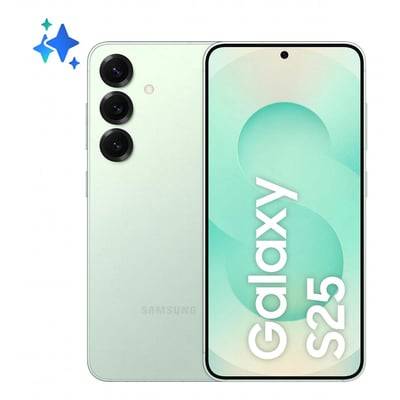 Galaxy S25, 15,8 cm (6,2"), Dual Sim, Android 15, 5G, USB Type-C, 12 GB, 256 GB, 4000 mAh, mintfarvet