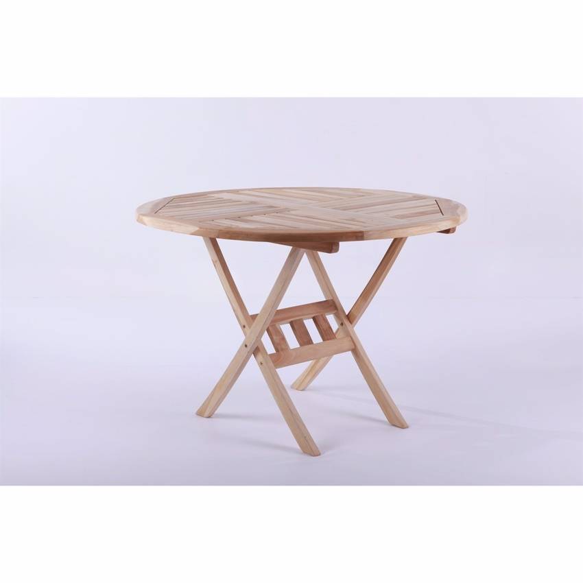 Dacore Havebord Ø110 - Teaktræ 110 cm | Møbelsalg.dk