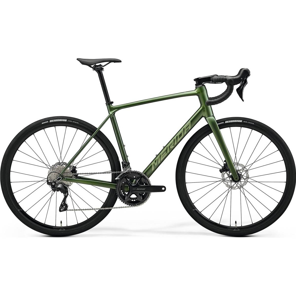 Racercykel Merida Scultura Endurance 400 Silk Fog Green/Silver S - Grön ( )