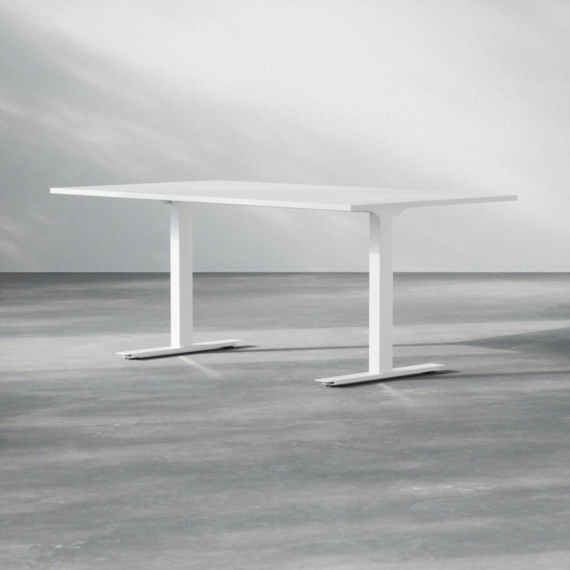 Konferensbord Modul, Storlek 180 cm, Färg Vit, Ben Vit