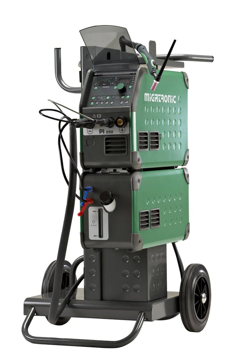 Tig Svejser PI 250 DC HP-V M/vogn Migatronic ( Ring for dagspris ).