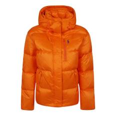 Polo Ralph Lauren, Jakke, Dame, Orange, 2XS, Uld, Quilted Dunjakke