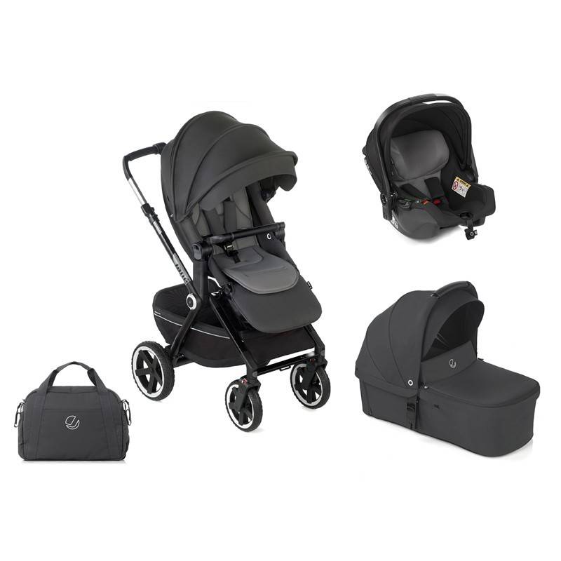 3i1 JANE Crosslight + Sweet carrycot duo stroller + Babyskydd Koos iSize R1