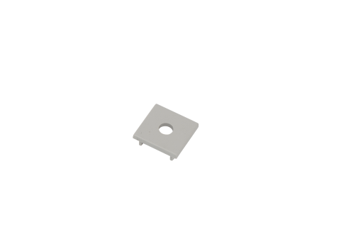 Ansell Lighting endestykke, med hul, 26,5x46,5 mm, aluminium