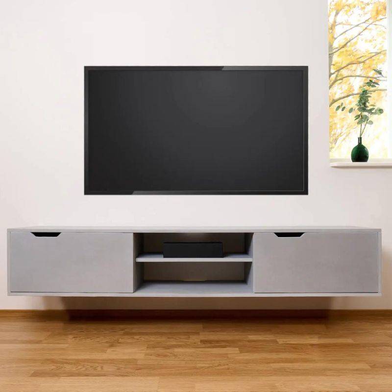 Radis NOBLE TV-bord på 150 eller 200 cm i længden Flere varianter - 150 cm / Sort / Med ben