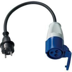 Cee 220V hona till vanlig hona - 0,50 m kabel 2,5 mm2
