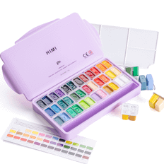 HIMI Gouache sæt 36 stk. 12ml (lilac)