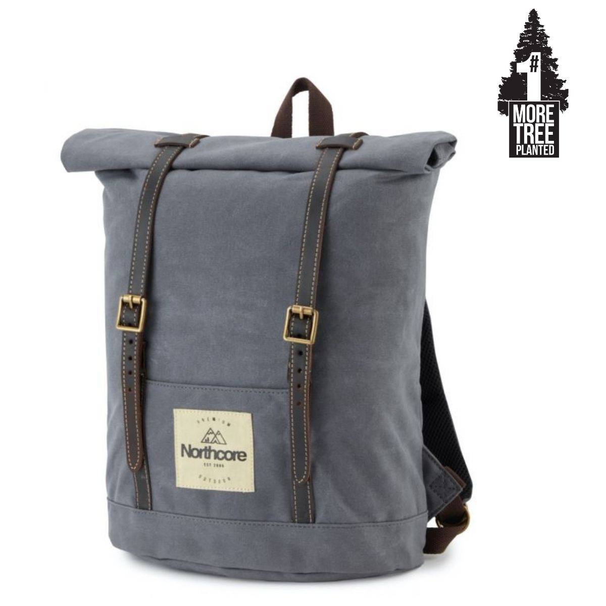 Waxed Canvas Back Pack - Stone