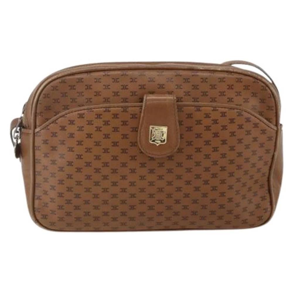 Celine Vintage Pre-owned Vintage Canvas Cross Body Taske - Vintage - Dame - Brun - ONE SIZE -