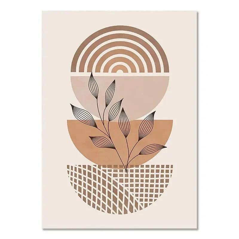 Poster med bohemisk minimalistisk konst - G / 40x50 cm