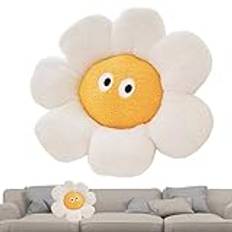 Daisy Pillow, 24 Inch 3DFlower Pillow, Cute Daisy Pillow Cushion, Daisy Floor Throw Pillows, Decorative Cute Throw Pillows, Decorative Flower Seat Cushion For Sofa Couch Bed