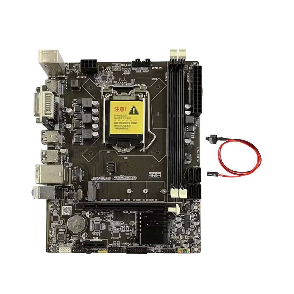 HNB85 Motherboard LGA1150 DDR3 HD+VGA+DVI M.2 NVME PCI Express 16X Gigabit Ethernet HNB85 Desktop Motherboard