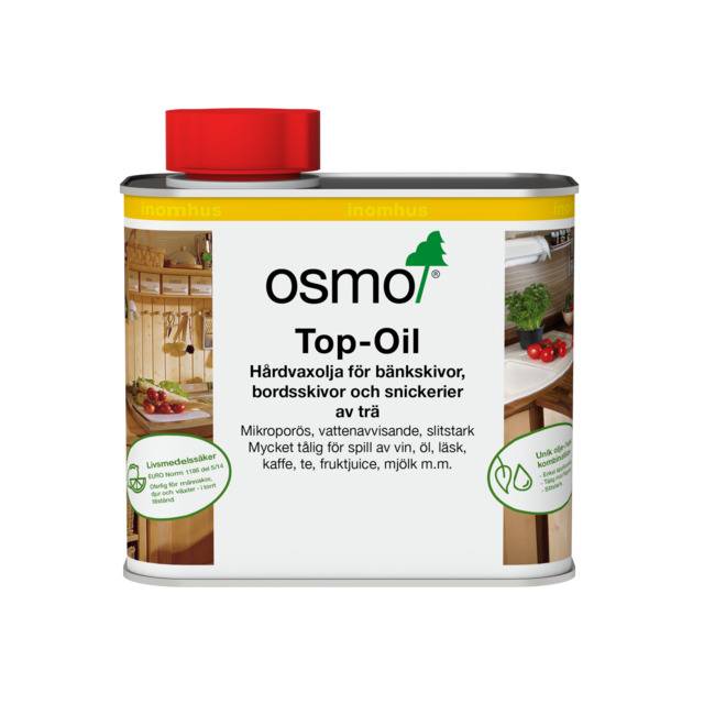 HÅRDVAXOLJA F BÄNKSKIVOR 3037 OSMO VIT SIDENMATT 0,5L | Beijerbygg Byggmaterial.
