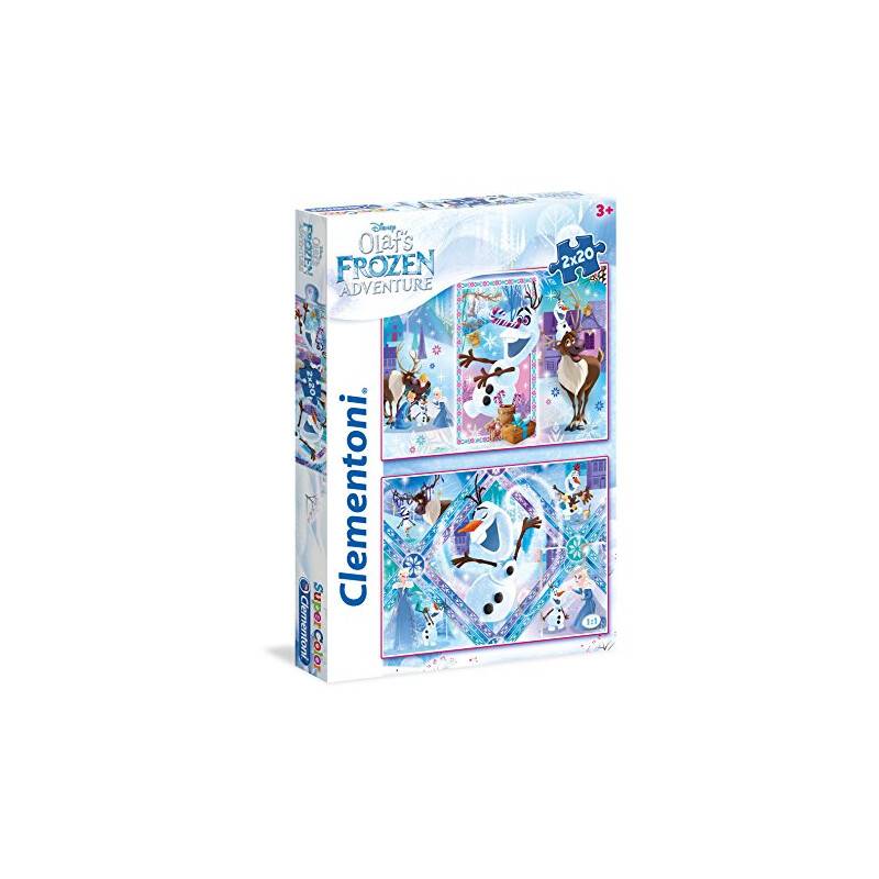 Clementoni 24752" Olaf's Frozen Adventure Puzzle, 40 Teile